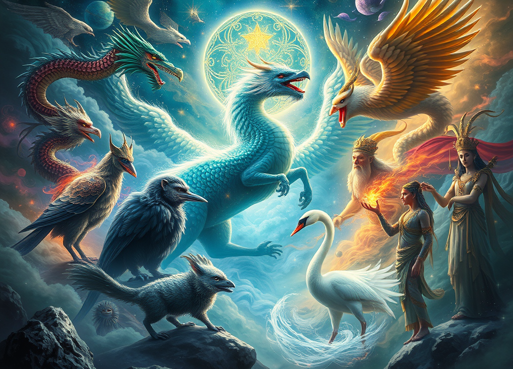 Krachtdieren en Goden