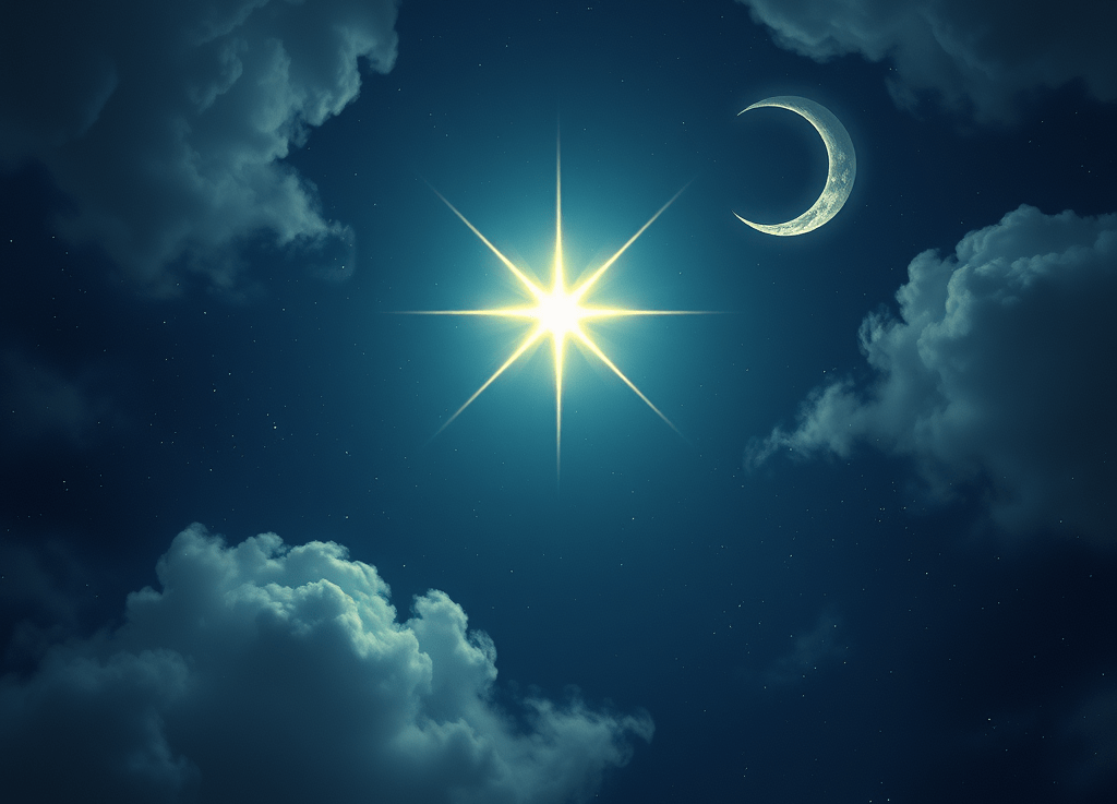 schone ster en&nbsp;maan