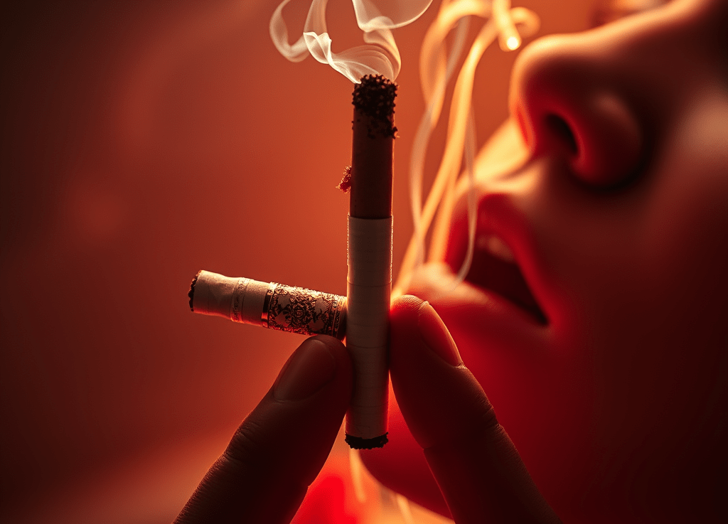 Motto voor de rookjunk, Voor en Na het&nbsp;orgasme…