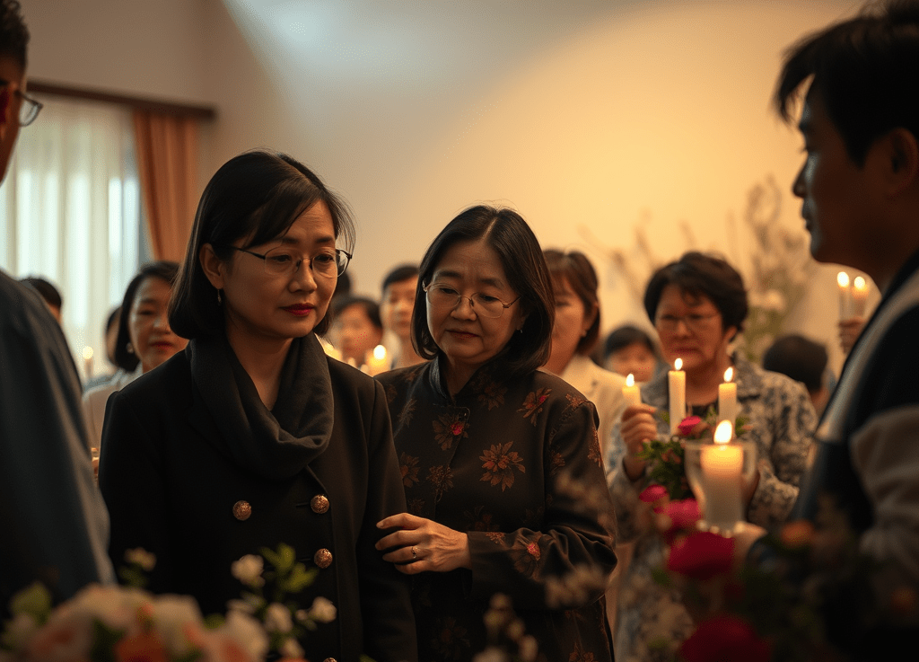 Aan het einde van 40 dagen rouw voor&nbsp;Pa