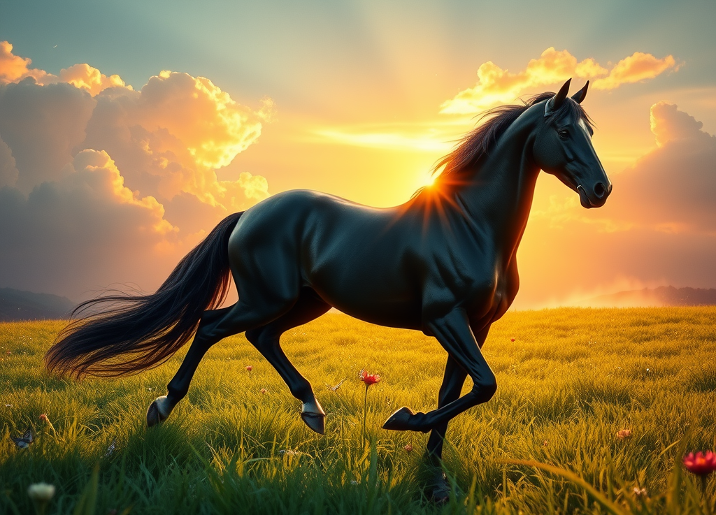 Black Prince on White&nbsp;Horse