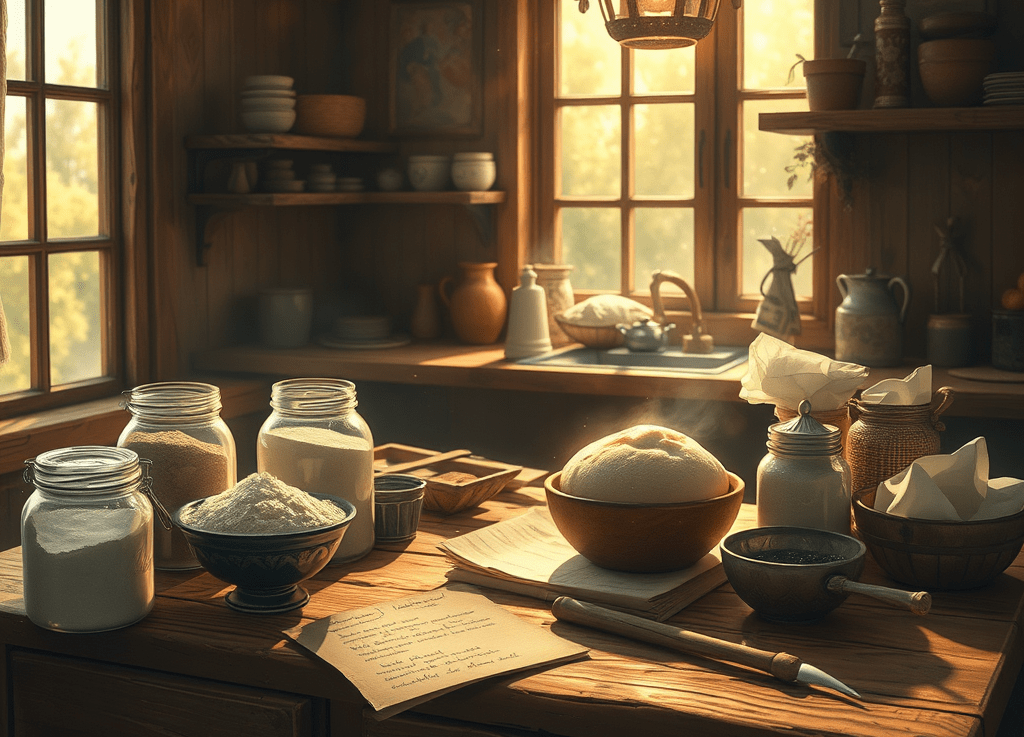 Vriendschapsbrood, Magisch brood, dag&nbsp;1