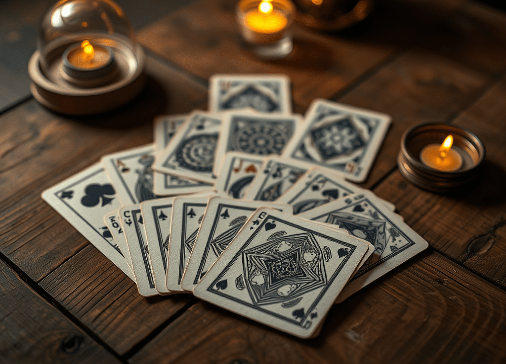 Basic cartomancy with playing&nbsp;cards